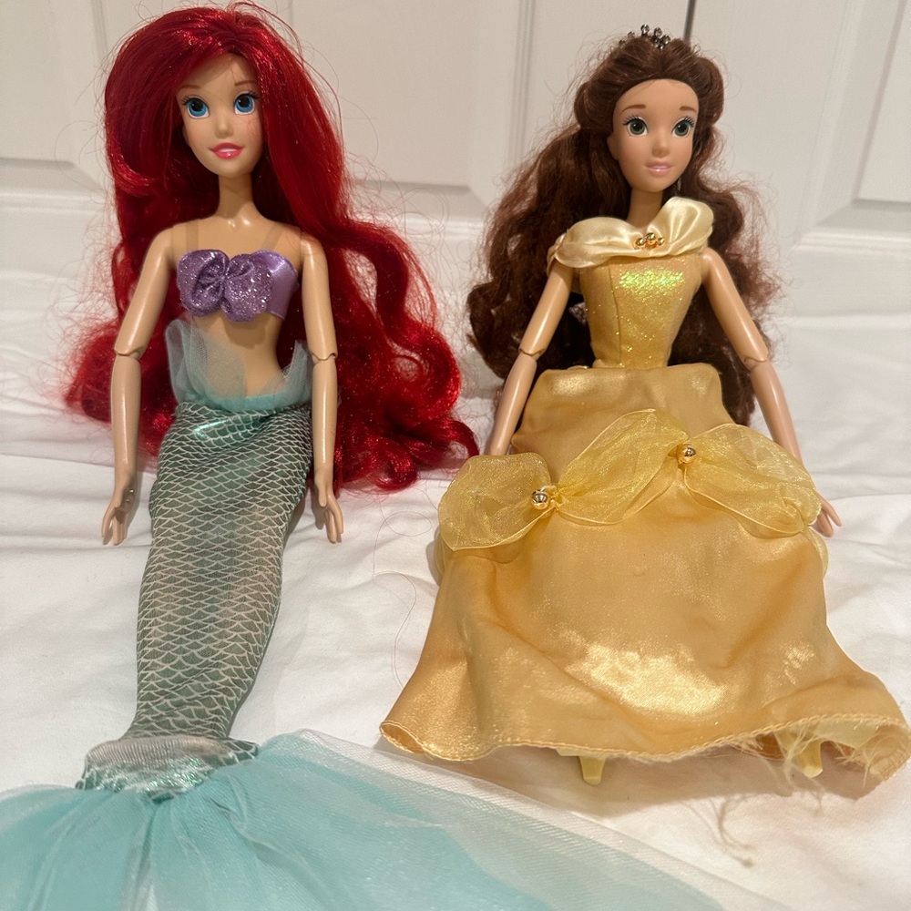 Disney Dolls - Ariel and Belle